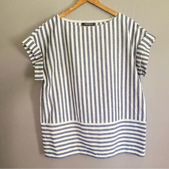 Lafayette 148 New York Tops - Lafayette 148 New York Linen Blend Top Size Small